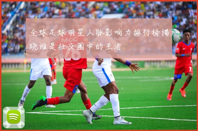 全球足球明星人脉影响力排行榜揭晓谁是社交圈中的王者